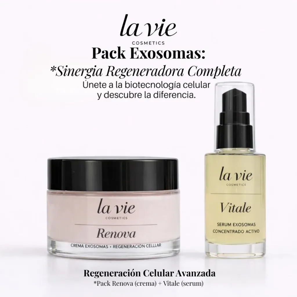 Pack Exosomas Crema y Sérum La vie Cosmetics