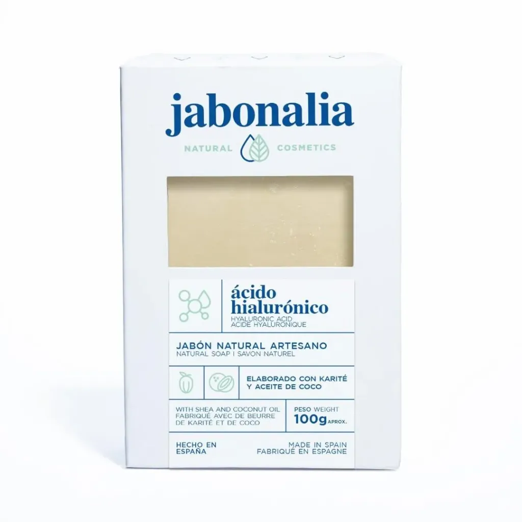 Jabón Sólido 100g Jabonalia Ácido Hialuronico