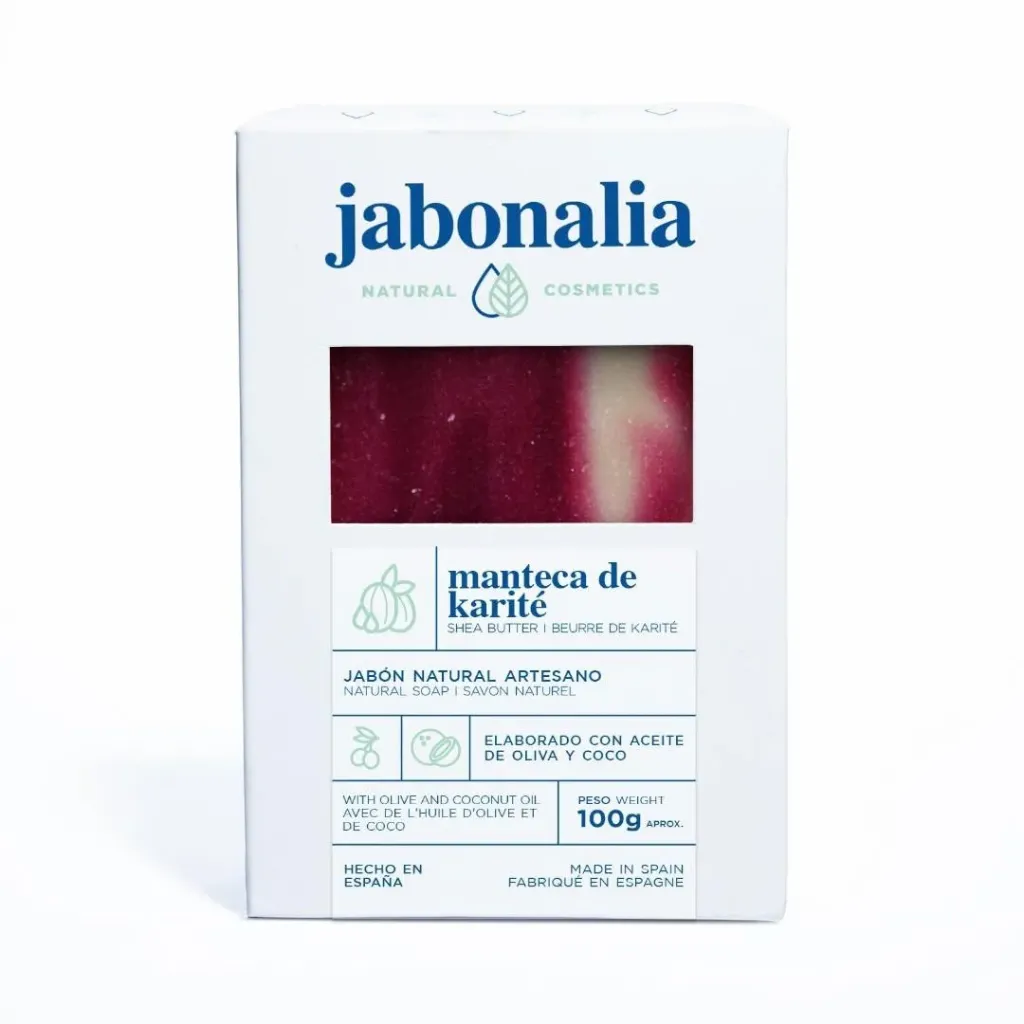 Jabón Natural Manteca de Karité 100g Jabonalia